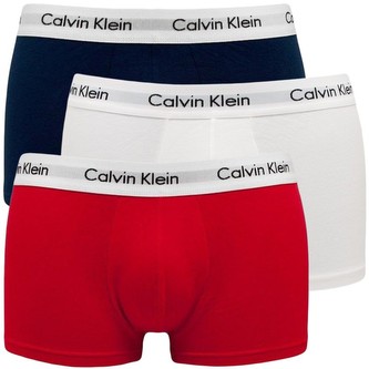 Calvin Klein Pánské Boxerky Cotton Stretch Trunk Tricolor 3PACK Velikost: XL