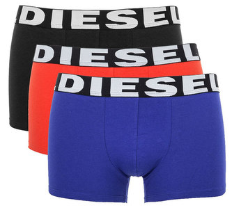3Pack boxerky Diesel modro, černo, červené Velikost: XXL