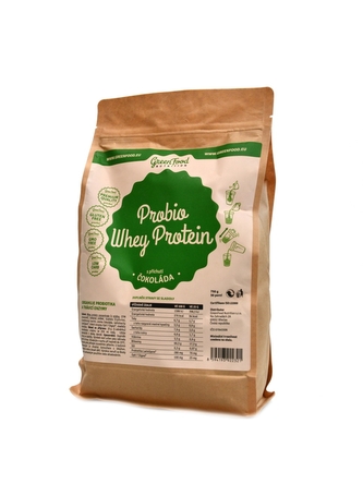 GreenFood nutrition - Probio Whey protein 750g - jahoda-banán