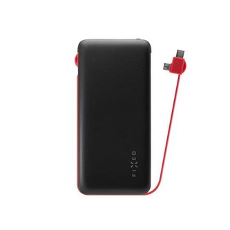 Powerbanka FIXED ZEN 10 000 s kabelem microUSB/USB-C, 10 000mAH, černá