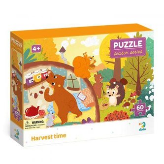 Puzzle Zvířata Čas sklizně 60 dílků