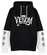Pánská mikina Marvel: Venom Logo (XL) černá bavlna