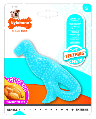 Hr.NYLAB Puppy Teething Dental Dino Chicken S