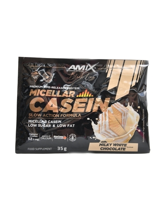 Amix - Black line Micellar casein 35 g - bombón crunchy