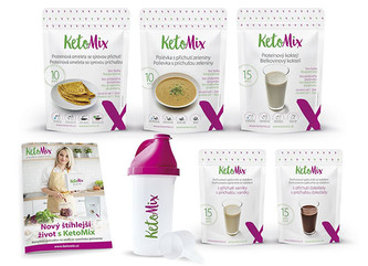 KetoMix Ketonová dieta na 7 dní (čokoláda a vanilka)