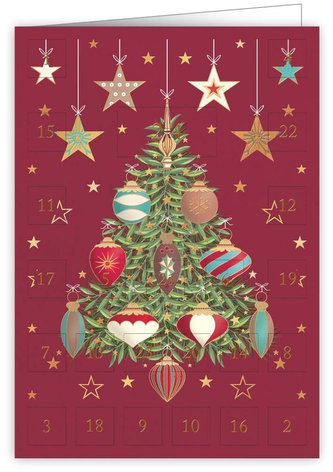 QUIRE PUBLISHING Přání adventní kalendář 6364 QP