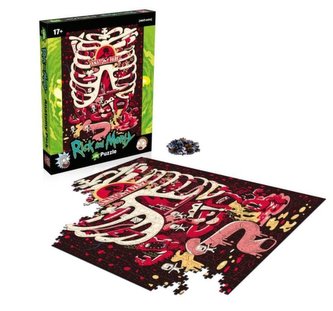 Puzzle Rick and Morty Puzzle Anatomy - 1000 dílků