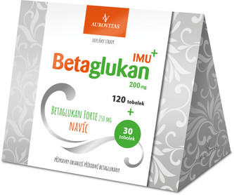 Aurovitas Betaglukan IMU+ 120 tobolek + Betaglukan FORTE+ 30 tobolek