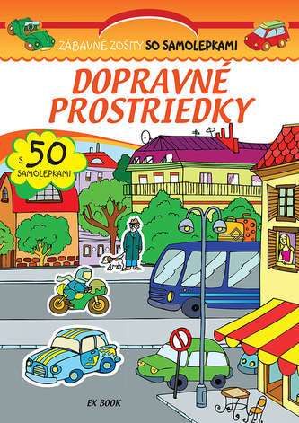 Dopravné prostriedky s 50 samolepkami