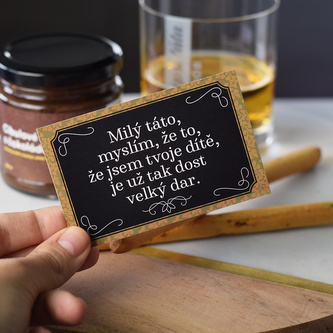 Dárková kartička pro tátu - \"Velký dar\"