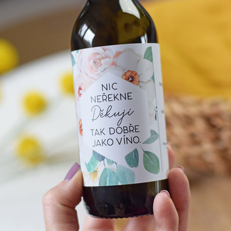 Dárkové víno - Nic neřekne \"Děkuji\" tak dobře jako víno.