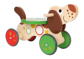 Small Foot  Dřevěné odrážedlo jezevčík