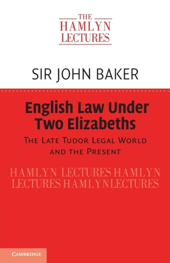English Law Under Two Elizabeths