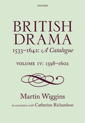 British Drama 1533-1642: A Catalogue
