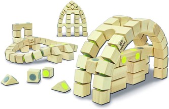 Docklets Dřevěná 3D stavebnice Stavby