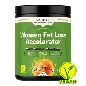 GreenFood nutrition - Performance women fat loos accelerator 420g - Tangerine juice