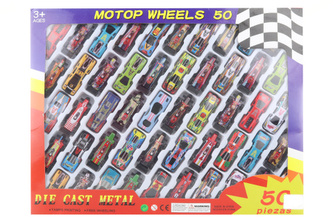 Sada plastových aut 50 ks