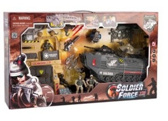 Soldier VIII Steel Warthog Camp Playset
