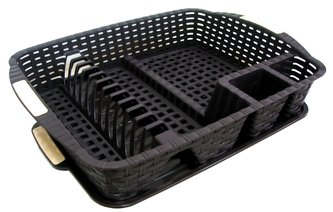 Odkapávač na nádobí 47,5x37,5 cm wenge