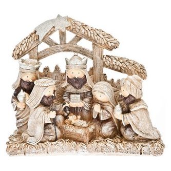 Betlém Silver pod kometou 20x18 cm