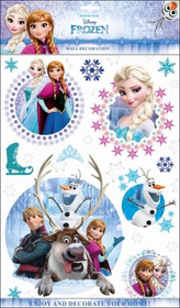 3D samolepky na zeď Ledové království