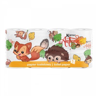 Toaletní papír s potiskem 3 vrstvý 8 ks Autumn