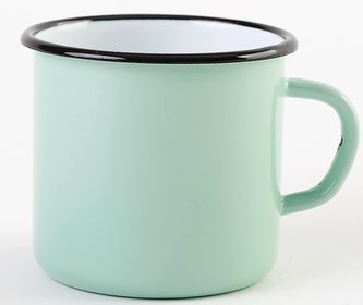 Hrnek smalt 250 ml máta