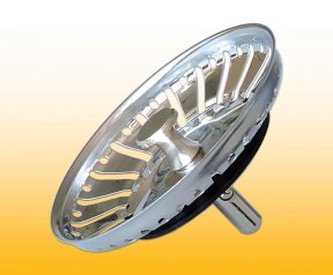 Zátka náhradní nerez snížená pro dřezové výpusti 3 1/2\"