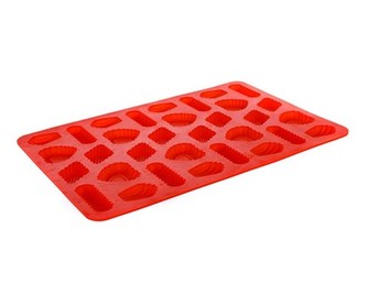 Forma na 32 ks cukroví silikon CULINARIA RED