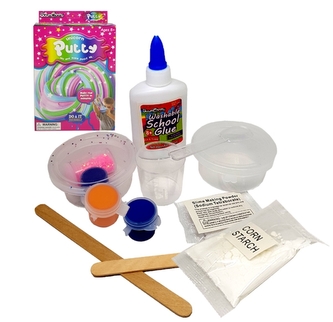 Výroba sliz - dúha