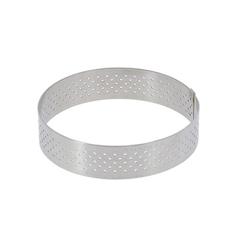 Pečení de Buyer, 3098.05, perforovaný kruhový rám, průměr 12,5 cm, nerez