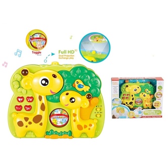 Baby lampička žirafa na postýlku, projek