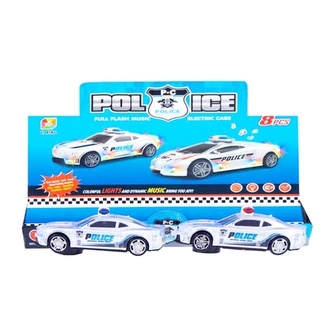 Policejní rychlé auto s efekty