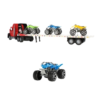 Kamion se čtyřkolkami