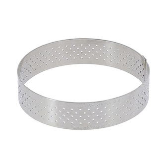 Pečení de Buyer, 3098.03, perforovaný kruhový rám, průměr 7,5 cm, nerez