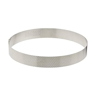 Pečení de Buyer, 3098.09, perforovaný kruhový rám, průměr 24,5 cm, nerez