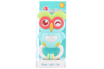 Chrastítko Sovička Světlo Zvuk