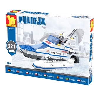 Stavebnice Člun policejní 321 částí