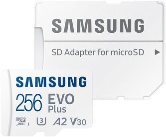 Samsung micro SDXC 256GB EVO Plus + SD adaptér
