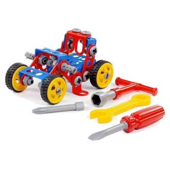 Stavebnice Malý Inženýr 87 čtyřkolka