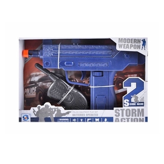 Policejní souprava s vysílačkou