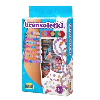 Náramky kreativní sada plast v krabičce 12x21x3,5cm 12ks v boxu