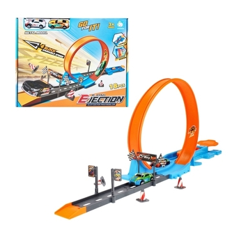Autodráha s odpalovačem autíčka