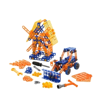 Stavebnice Malý Inženýr 330 traktor a ml