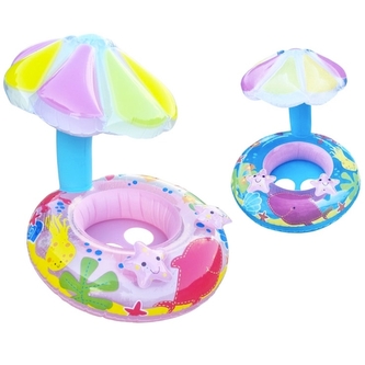 Dětský nafukovací člun se slunečníkem