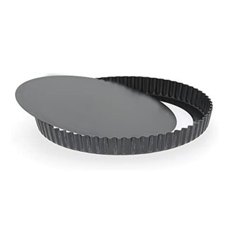 FLUTED PIE PAN, HEAVY BLUE STEEL, O 26,3 CM WITH REMOVABLE B, FLUTED PIE PAN, HEAVY BLUE STEEL, O 26,3 CM WITH REMOVABLE BOTTOM