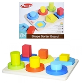 Dřevěná skládačka s tvary