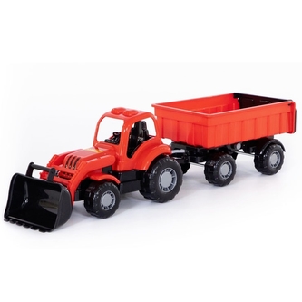 Traktor nakladač s přívěsem Machr Traktor nakladač s přívěsem Machr