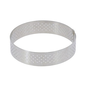 Pečení de Buyer, 3098.07, perforovaný kruhový rám, průměr 18,5 cm, nerez