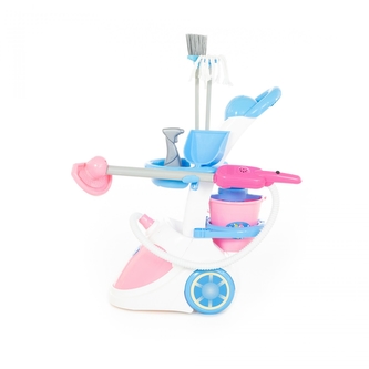 Úklidový vozík s vysavačem